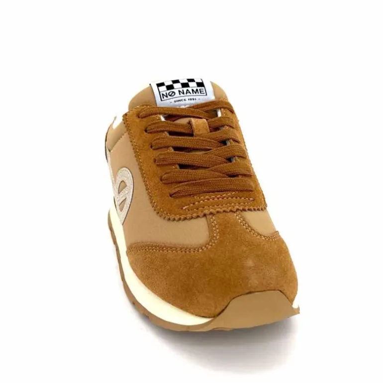 No Name Baskets Running City Run Jogger W Daim Noisette Marron Cheap