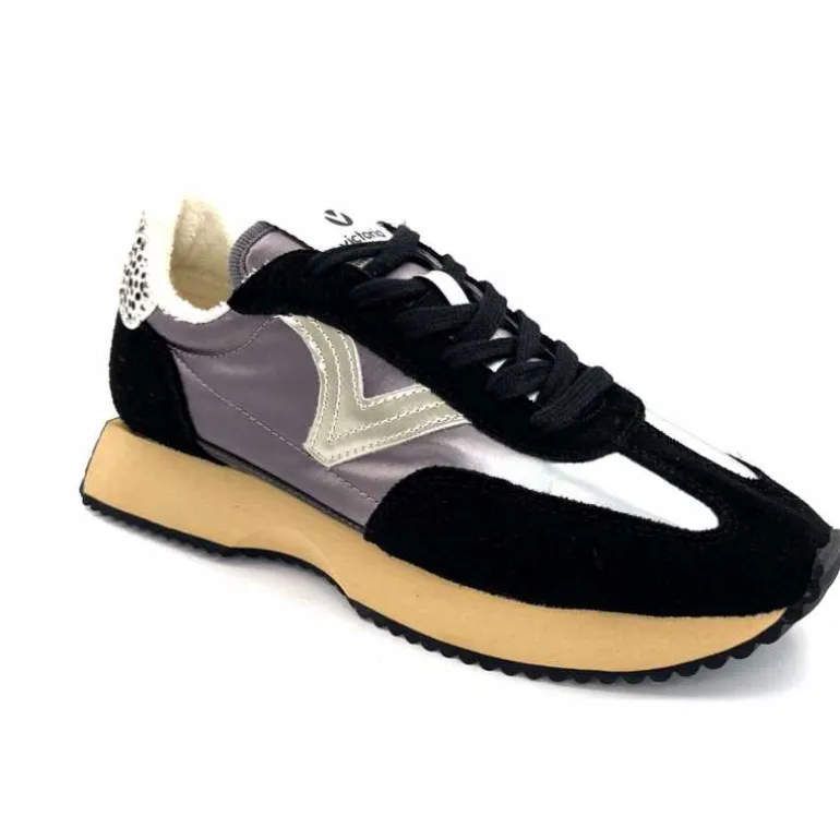 baskets_running_victoria__daim_noir_gris_2.webp Victoria Baskets Running 1134111 Daim Noir Gris GrisFoncéNoir New