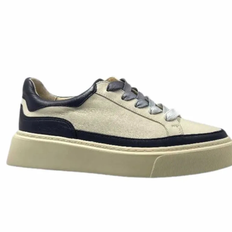 Softwaves Baskets 8.80.01/03 Cuir Crème &amp; Marine Store