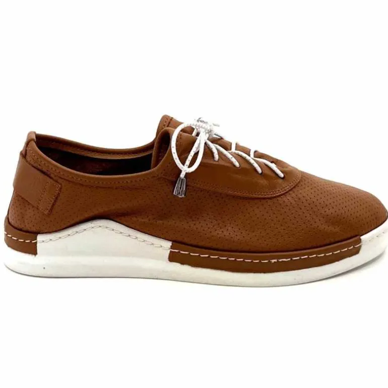 428-ivoire Baskets Souples Ivoire G377 791 Cuir Marron Discount