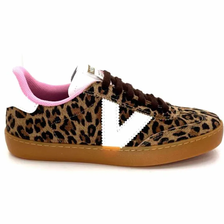 Victoria Baskets 1126205 Cuir Léo Léopard Flash Sale