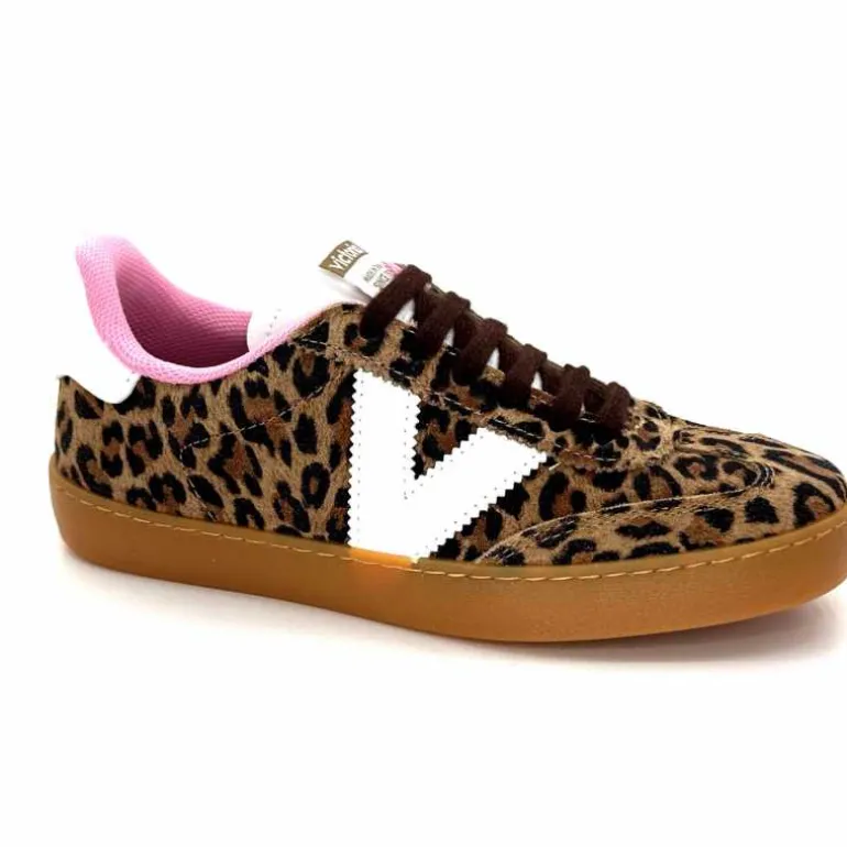 Victoria Baskets 1126205 Cuir Léo Léopard Flash Sale