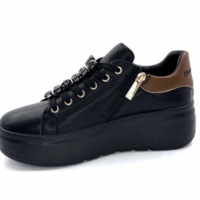 baskets_zip_ivoire__cuir_noir_11.webp Ivoire0130a Baskets Zip Ivoire 675527 Cuir Noir Clearance