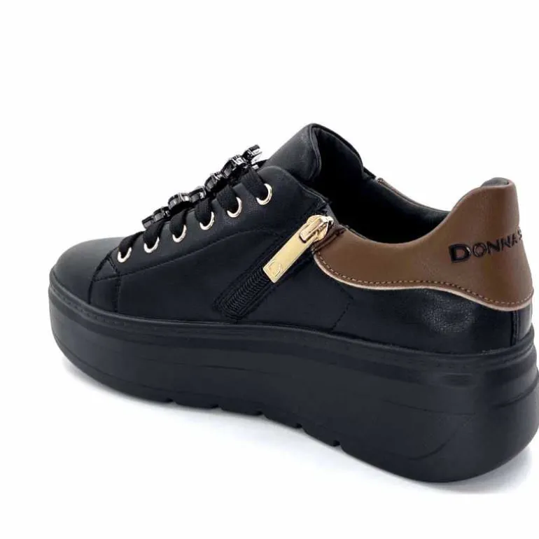 baskets_zip_ivoire__cuir_noir_14.webp Ivoire0130a Baskets Zip Ivoire 675527 Cuir Noir Clearance