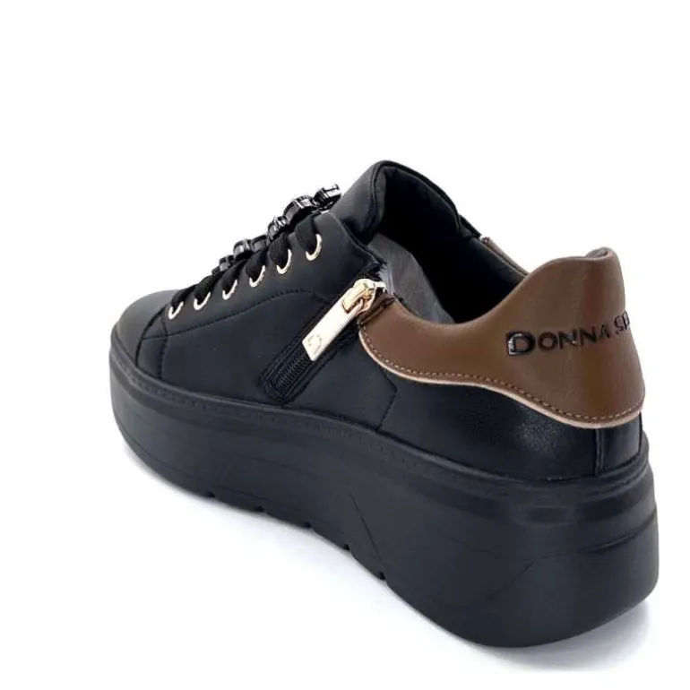 baskets_zip_ivoire__cuir_noir_15.webp Ivoire0130a Baskets Zip Ivoire 675527 Cuir Noir Clearance