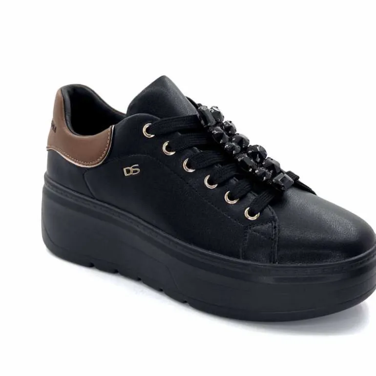 baskets_zip_ivoire__cuir_noir_2.webp Ivoire0130a Baskets Zip Ivoire 675527 Cuir Noir Clearance