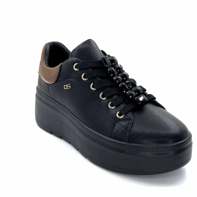baskets_zip_ivoire__cuir_noir_3.webp Ivoire0130a Baskets Zip Ivoire 675527 Cuir Noir Clearance