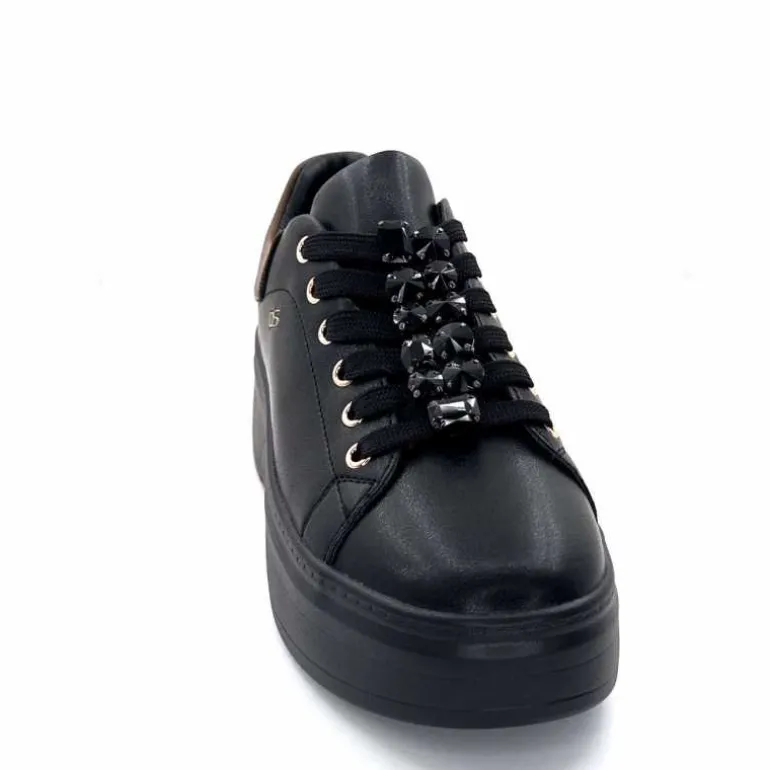 baskets_zip_ivoire__cuir_noir_5.webp Ivoire0130a Baskets Zip Ivoire 675527 Cuir Noir Clearance