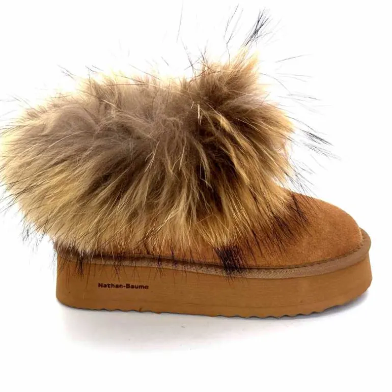 Nathan Baume Boots Fourrure 242 N79 03 Daim Camel Fashion