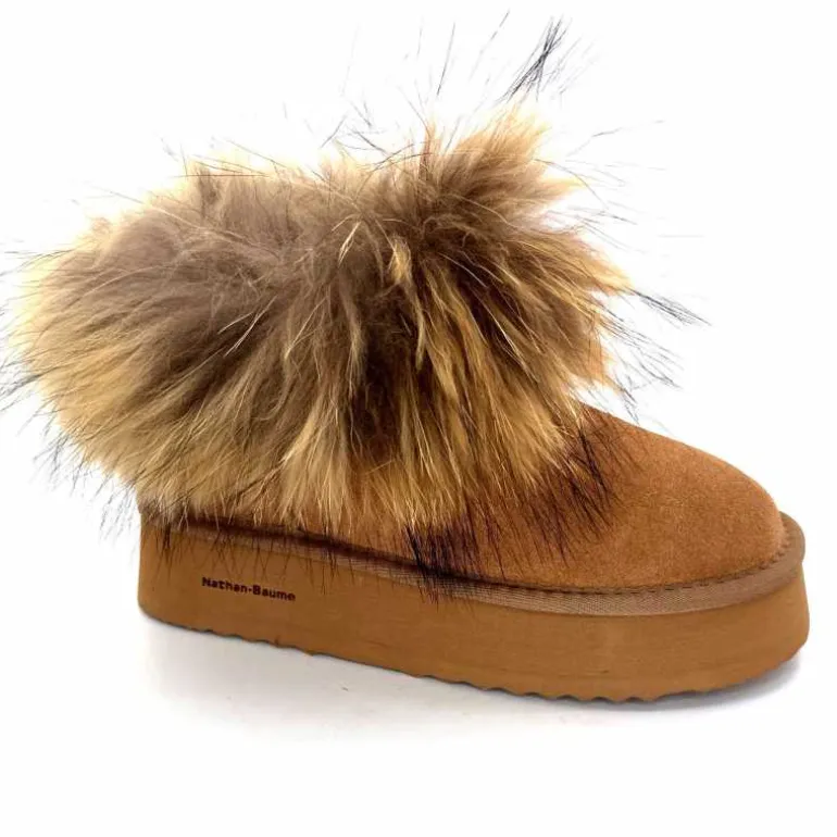 Nathan Baume Boots Fourrure 242 N79 03 Daim Camel Fashion
