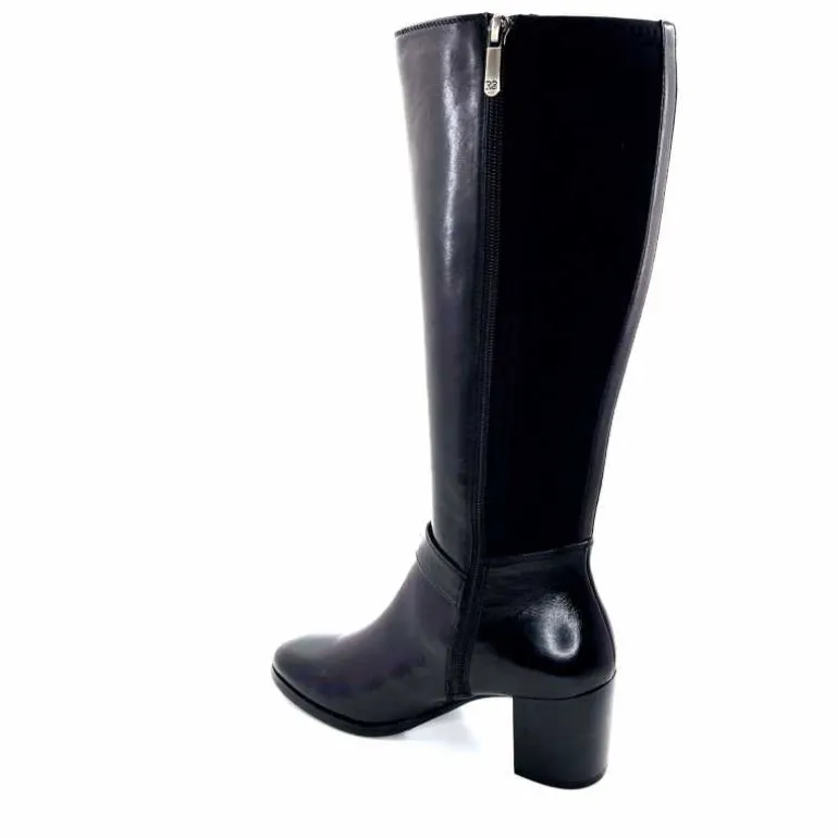 bottes__talon_regarde_le_ciel_joan__cuir_noir_14.webp Regarde Le Ciel Bottes à Talon Joan 18 Cuir Noir Best Sale