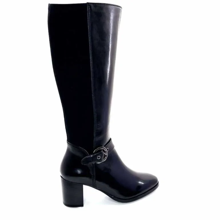 bottes__talon_regarde_le_ciel_joan__cuir_noir_23.webp Regarde Le Ciel Bottes à Talon Joan 18 Cuir Noir Best Sale