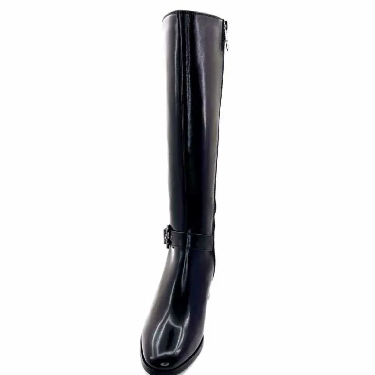 bottes__talon_regarde_le_ciel_joan__cuir_noir_7.webp Regarde Le Ciel Bottes à Talon Joan 18 Cuir Noir Best Sale