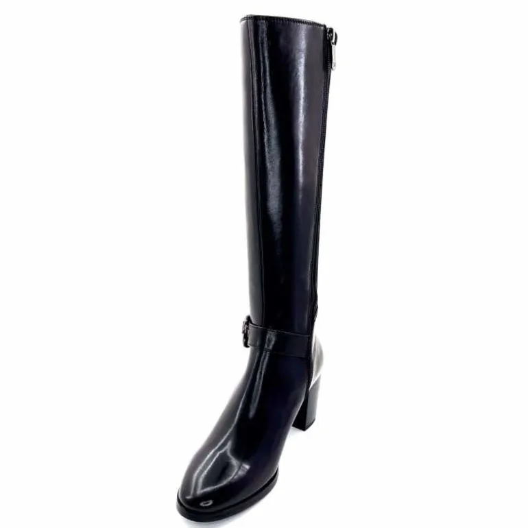bottes__talon_regarde_le_ciel_joan__cuir_noir_8.webp Regarde Le Ciel Bottes à Talon Joan 18 Cuir Noir Best Sale