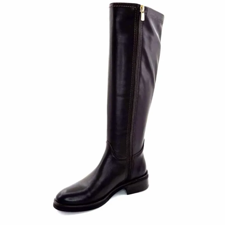 bottes_cavalires_ivoire_e__cuir_marron_fonc_10.webp marcha / m.moustafa Bottes Cavalières Ivoire E216 2947 Cuir Foncé Marron Cheap