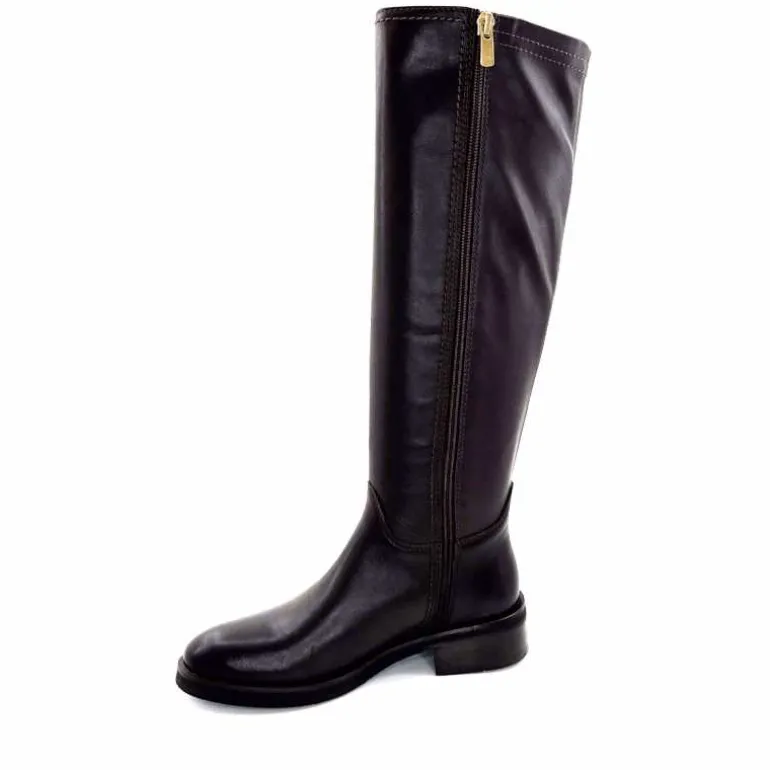 bottes_cavalires_ivoire_e__cuir_marron_fonc_11.webp marcha / m.moustafa Bottes Cavalières Ivoire E216 2947 Cuir Foncé Marron Cheap