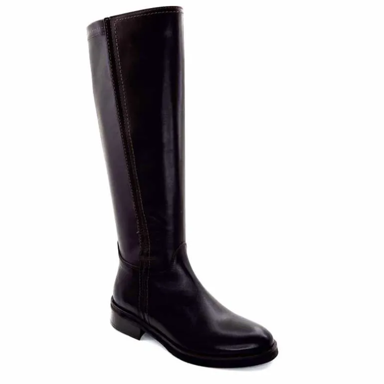 bottes_cavalires_ivoire_e__cuir_marron_fonc_2.webp marcha / m.moustafa Bottes Cavalières Ivoire E216 2947 Cuir Foncé Marron Cheap