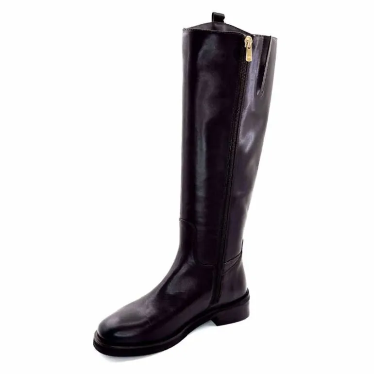 bottes_cavalires_ivoire_e_flory_cuir_marron_fonc_10.webp marcha / m.moustafa Bottes Cavalières Ivoire E951 Flory Cuir Foncé Marron Best Sale