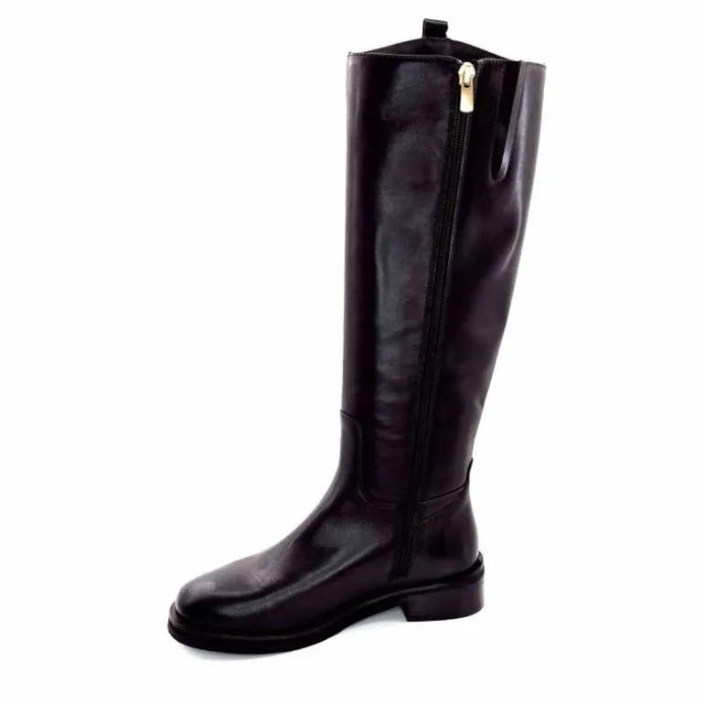 bottes_cavalires_ivoire_e_flory_cuir_marron_fonc_11.webp marcha / m.moustafa Bottes Cavalières Ivoire E951 Flory Cuir Foncé Marron Best Sale