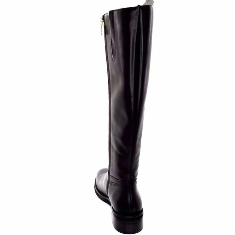 bottes_cavalires_ivoire_e_flory_cuir_marron_fonc_17.webp marcha / m.moustafa Bottes Cavalières Ivoire E951 Flory Cuir Foncé Marron Best Sale