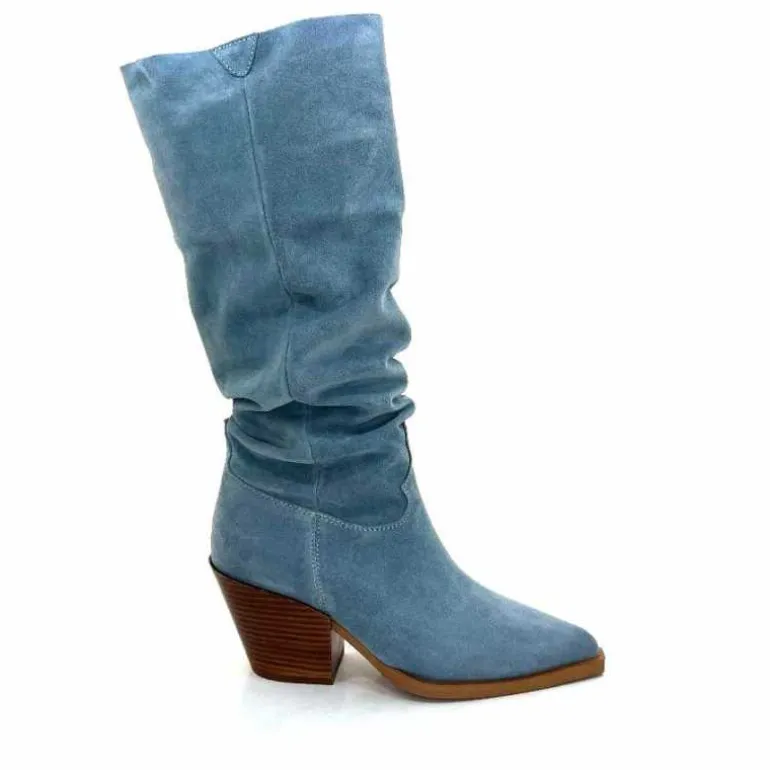 Alpe Bottes d'été 50171126 Daim Ciel Bleu Sale