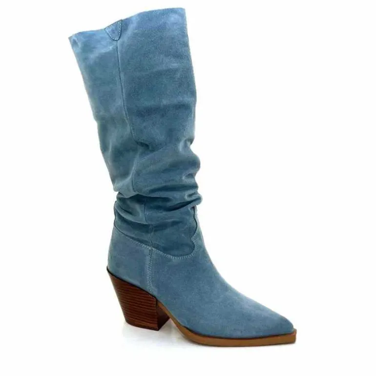 Alpe Bottes d'été 50171126 Daim Ciel Bleu Sale