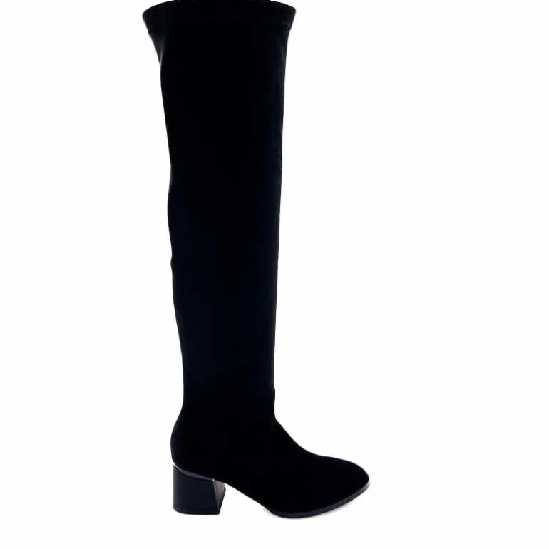 Elue Par Nous Bottes Sapristi Daim Noir Cheap