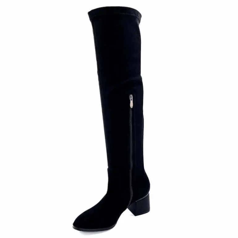 bottes_elue_par_nous_sapristi_daim_noir_10.webp Elue Par Nous Bottes Sapristi Daim Noir Cheap