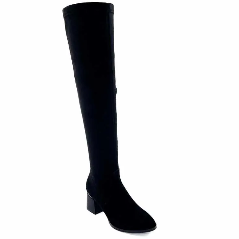 bottes_elue_par_nous_sapristi_daim_noir_3.webp Elue Par Nous Bottes Sapristi Daim Noir Cheap