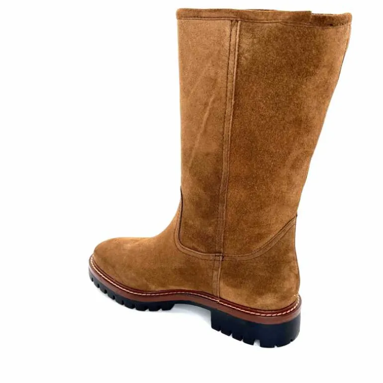 Alpe Bottes Fourrées 5206 Daim Castagna Marron Fashion