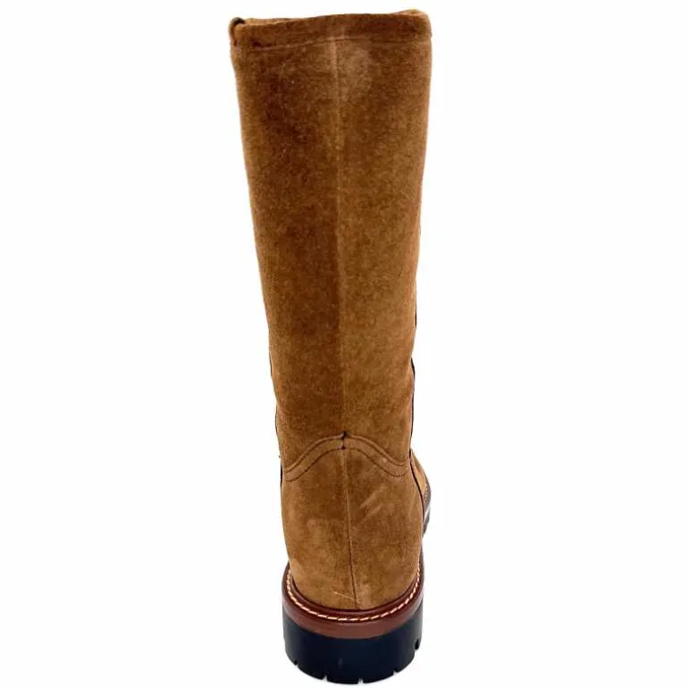 Alpe Bottes Fourrées 5206 Daim Castagna Marron Fashion