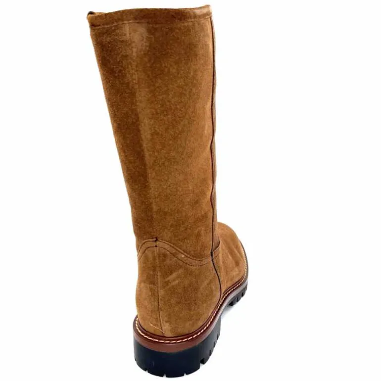 Alpe Bottes Fourrées 5206 Daim Castagna Marron Fashion