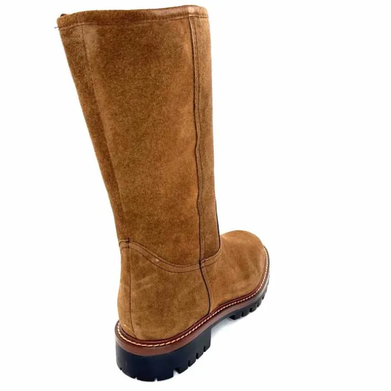 Alpe Bottes Fourrées 5206 Daim Castagna Marron Fashion
