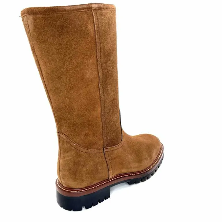 Alpe Bottes Fourrées 5206 Daim Castagna Marron Fashion