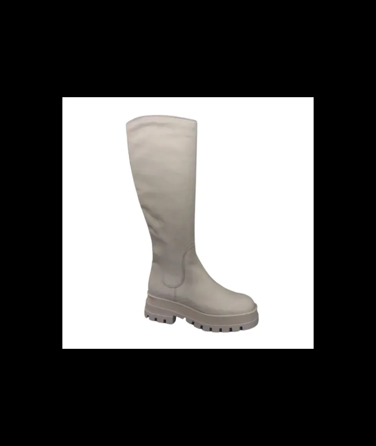 Elena Bottes Fourrées Mouton 61400 Ines Cuir Blanc Best Sale