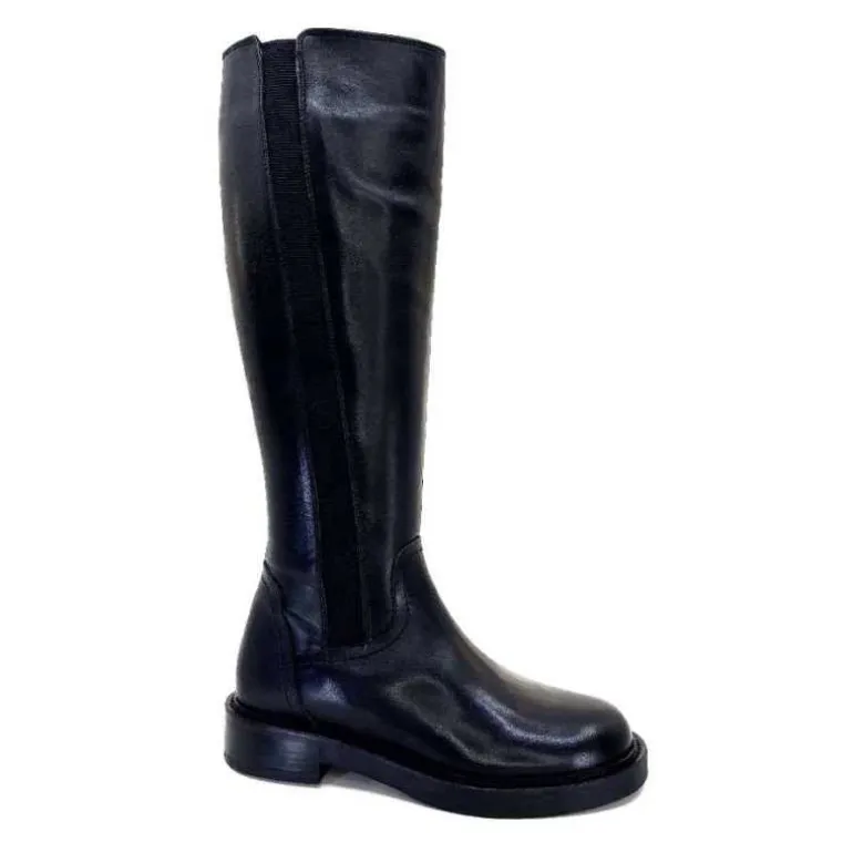 398-ivoire Bottes Ivoire 5276 Alexis Cuir Noir Best Sale