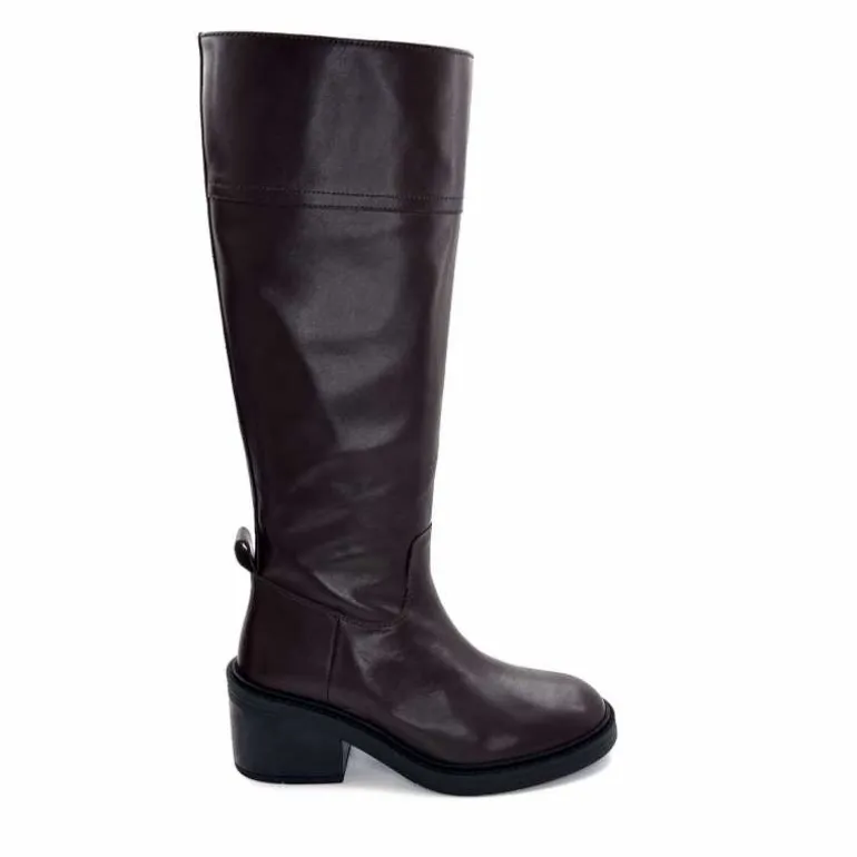 398-ivoire Bottes Ivoire 5385 Cuir Marron Best