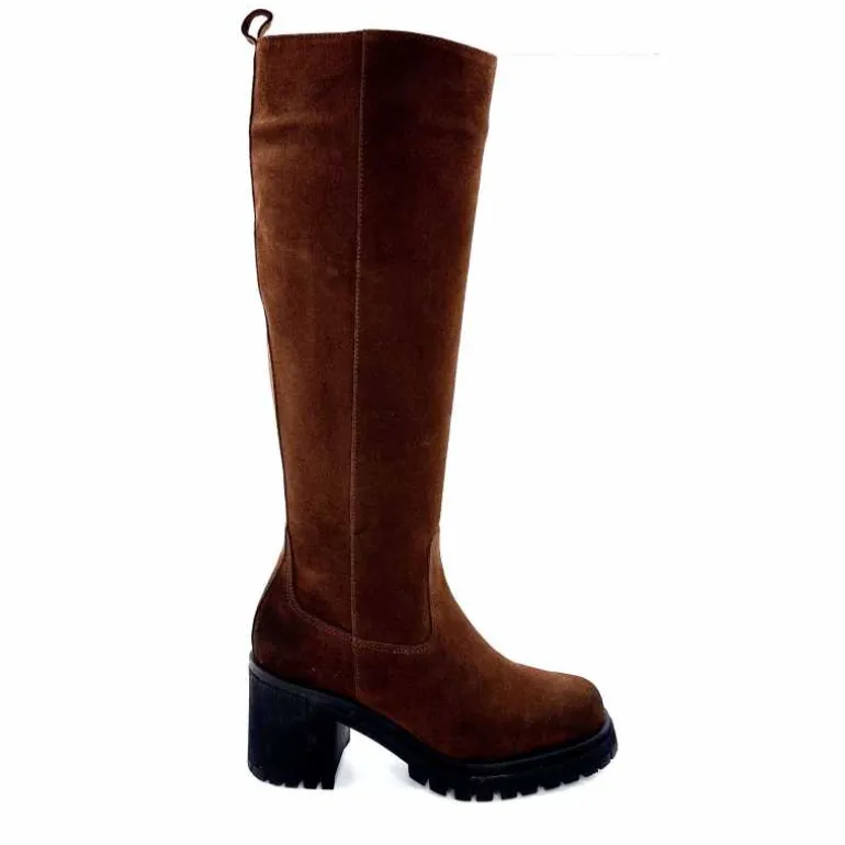Ivoire0235a Bottes Ivoire 28119 Daim Marron New