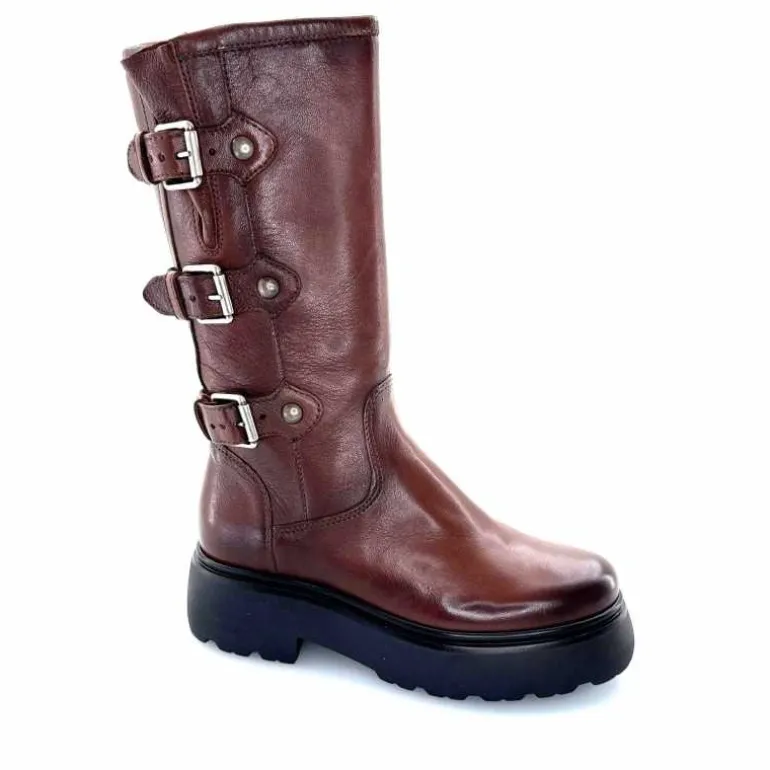 Mjus Bottes L44304 201 Cuir Marron Shop