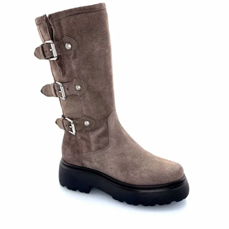 Mjus Bottes L44304 201 Daim Gris GrisFoncé Cheap