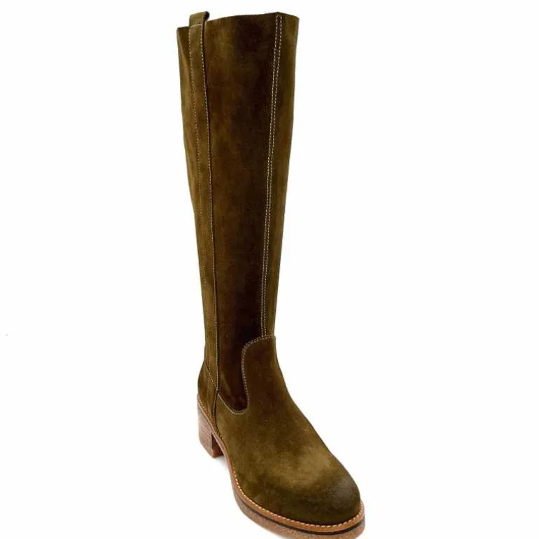 bottes_mkd_jad_daim_vert_olive_4.webp MKD Bottes Jad Daim Olive Vert Flash Sale