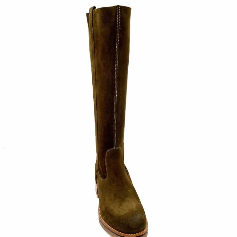 bottes_mkd_jad_daim_vert_olive_5.webp MKD Bottes Jad Daim Olive Vert Flash Sale