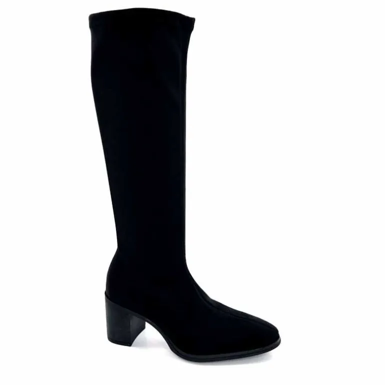 miss elastic Bottes Stretch Ivoire 76202 Noir Clearance