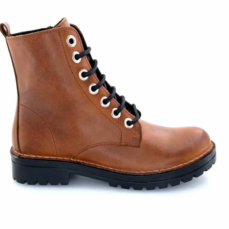 Chacal Bottillon Fermeture Éclair 6830 Cuir Ocre Rouille Fashion