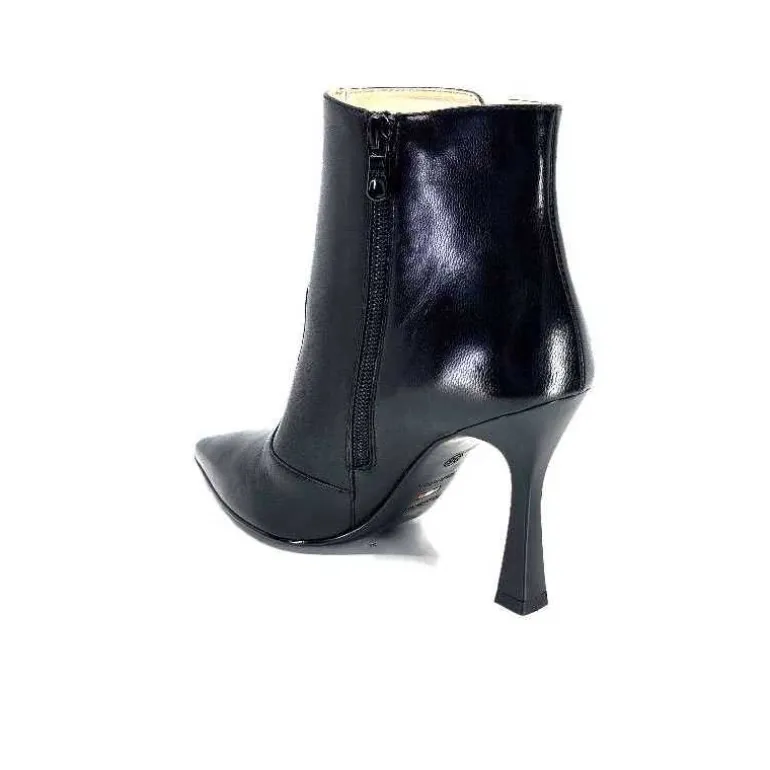 bottines__talon_fin_nro_giardini__de__cuir_noir_15.webp Nero Giardini Bottines à Talon Fin Néro Giardini 1308646 De 100 Cuir Noir Clearance