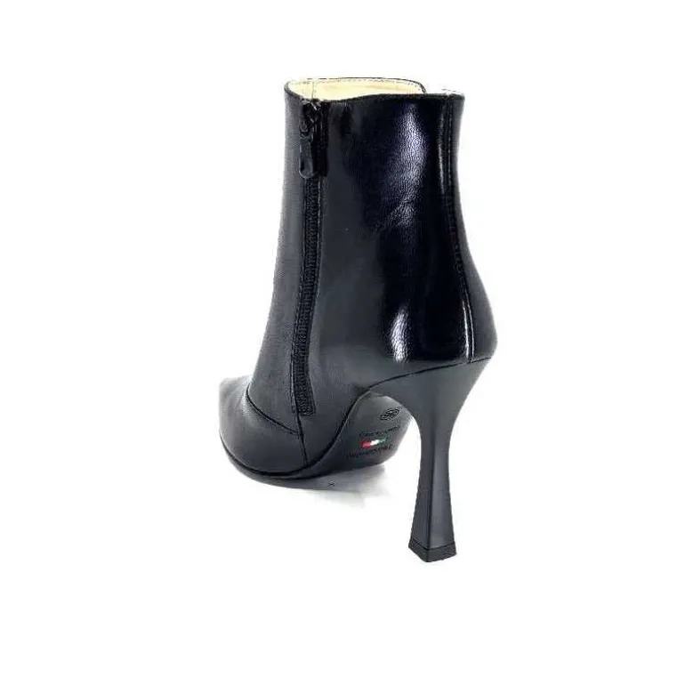 bottines__talon_fin_nro_giardini__de__cuir_noir_16.webp Nero Giardini Bottines à Talon Fin Néro Giardini 1308646 De 100 Cuir Noir Clearance