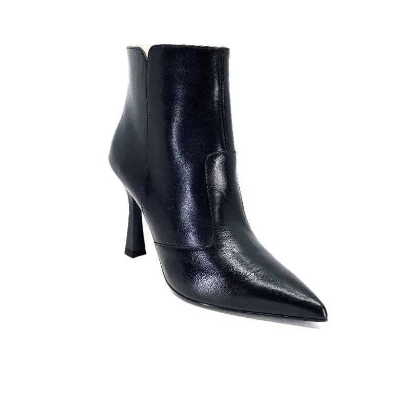 bottines__talon_fin_nro_giardini__de__cuir_noir_3.webp Nero Giardini Bottines à Talon Fin Néro Giardini 1308646 De 100 Cuir Noir Clearance