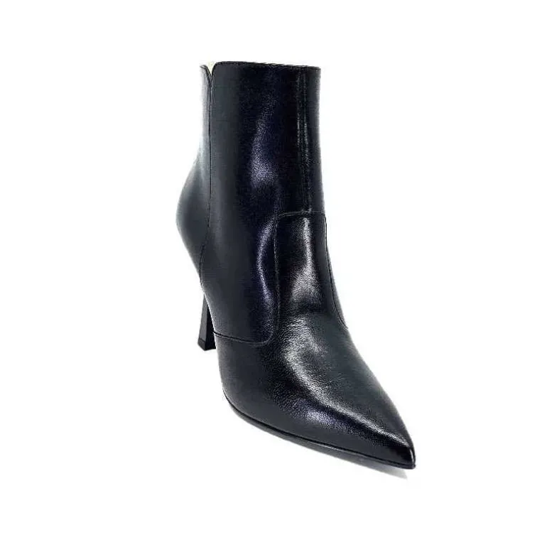 bottines__talon_fin_nro_giardini__de__cuir_noir_4.webp Nero Giardini Bottines à Talon Fin Néro Giardini 1308646 De 100 Cuir Noir Clearance