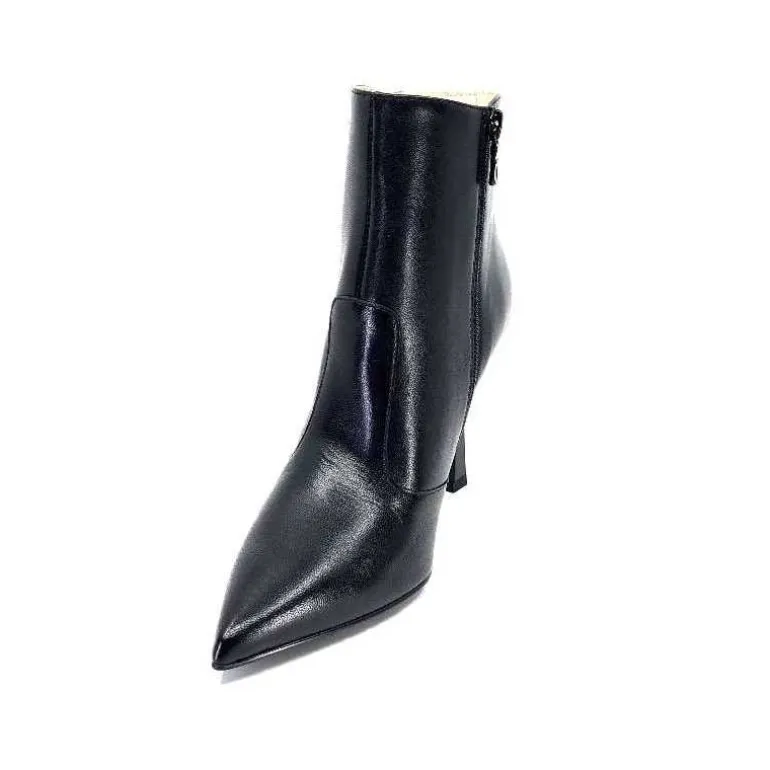 bottines__talon_fin_nro_giardini__de__cuir_noir_8.webp Nero Giardini Bottines à Talon Fin Néro Giardini 1308646 De 100 Cuir Noir Clearance