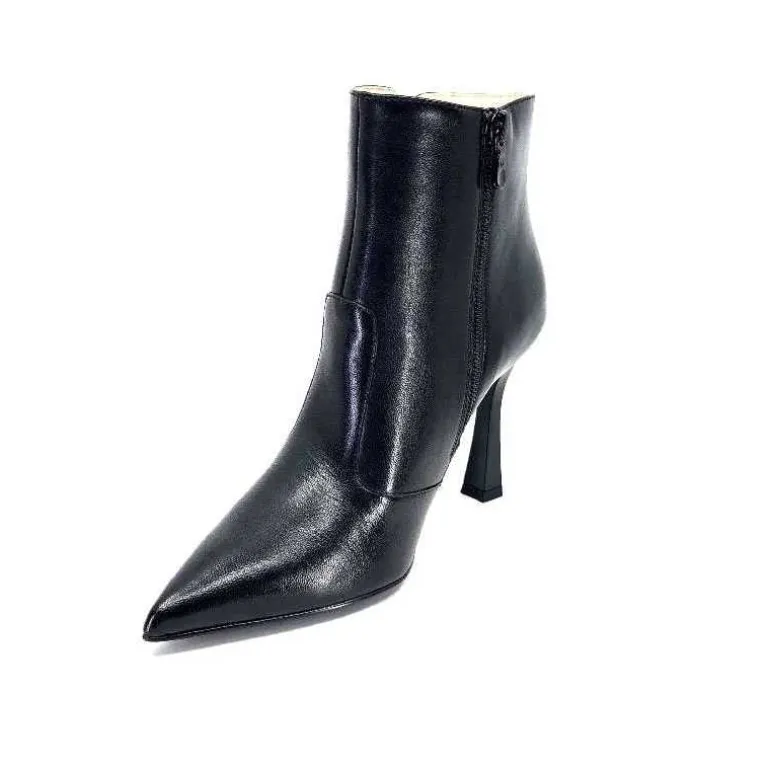 bottines__talon_fin_nro_giardini__de__cuir_noir_9.webp Nero Giardini Bottines à Talon Fin Néro Giardini 1308646 De 100 Cuir Noir Clearance